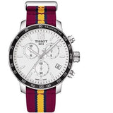 Tissot Quickster Chronograph NBA Miami Heat Edition White Dial Two Tone NATO Strap Watch for Men - T095.417.17.037.08 Buy Now By Tissot