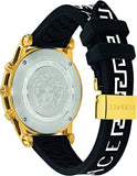 Versace Sports Tech Chronograph Black Dial Black Rubber Strap Watch for Men - VELT00119 Buy Now By Versace