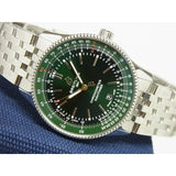 Breitling Navitimer Automatic 41mm Green Dial Silver Steel Strap Watch for Men - A17326361L1A1 Buy Now By Breitling