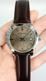 Burberry The City Gold Dial Brown Leather Strap Watch for Men - BU9011 Buy Now By Burberry