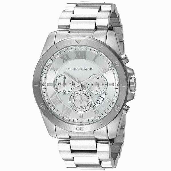 Michael Kors Brecken Chronograph Silver Dial Silver Steel Strap Watch For Women - MK8562 Buy Now By Michael Kors