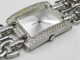 Guess Mod Heavy Metal Diamonds Silver Dial Silver Steel Strap Watch for Women - W95088L1 Buy Now By Guess