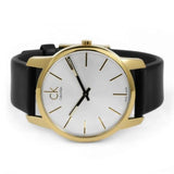 Calvin Klein City Silver Dial Black Leather Strap Watch For Men - K2G21520 Buy Now By Calvin Klein