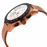 Maserati Traguardo 45mm Chronograph Rose Gold Mesh Strap White Dial Watch For Men - R8873612011 Buy Now By Maserati