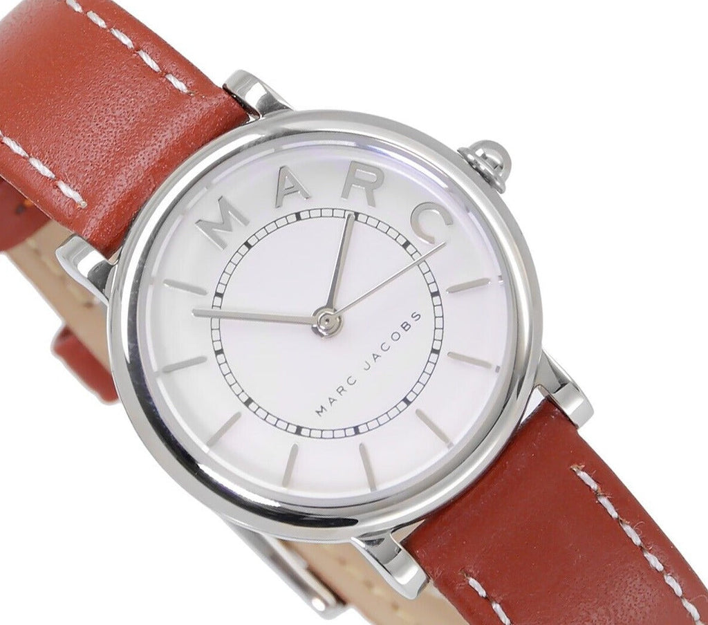 Marc Jacobs Roxy Silver Dial Brown Leather Strap Watch for Women - MJ1572 Buy Now By Marc Jacobs