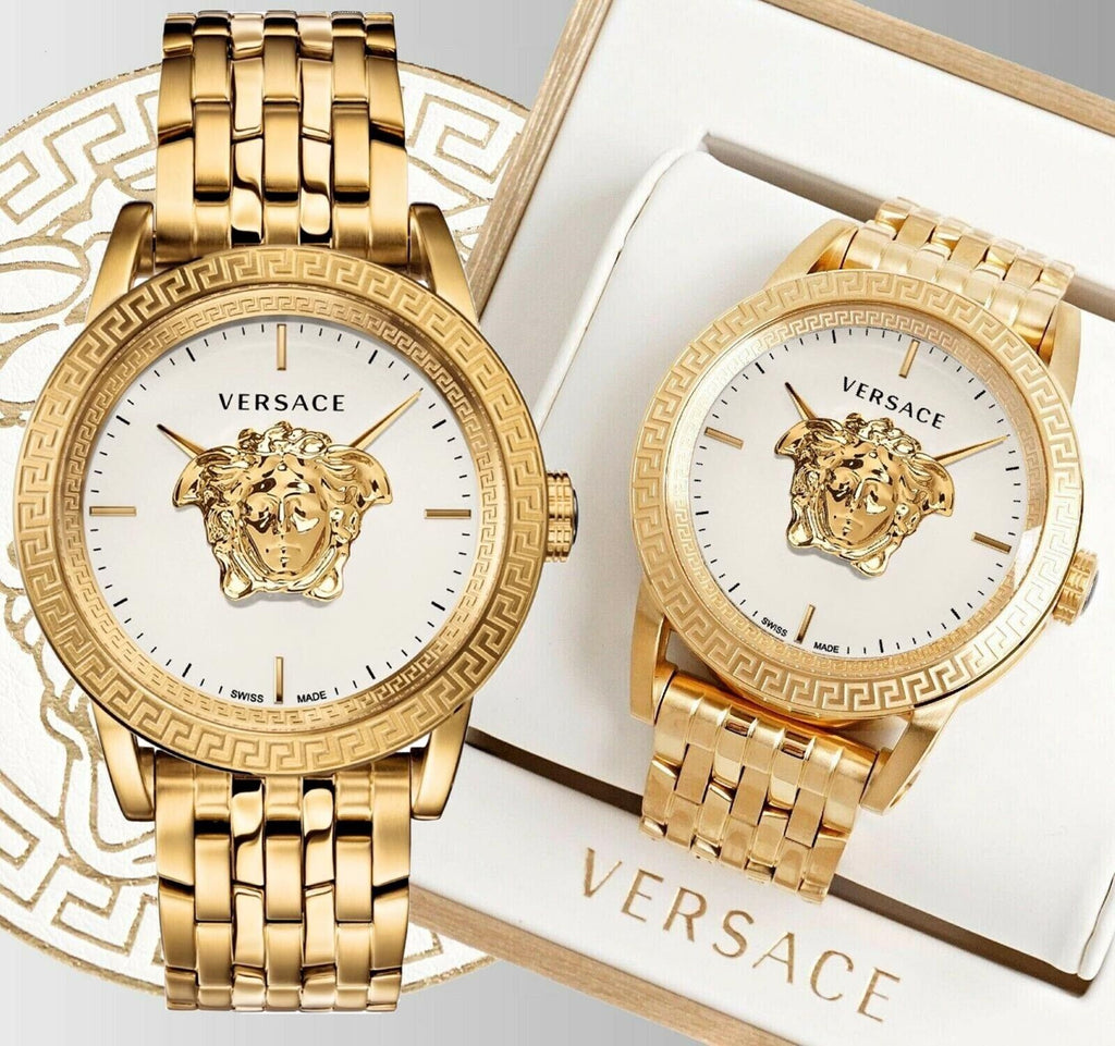Versace Palazzo Empire White Dial Gold Steel Strap Watch for Men - VERD00318 Buy Now By Versace