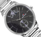 Tommy Hilfiger Hunter Grey Dial Silver Steel Strap Watch for Men - 1791608 Buy Now By Tommy Hilfiger