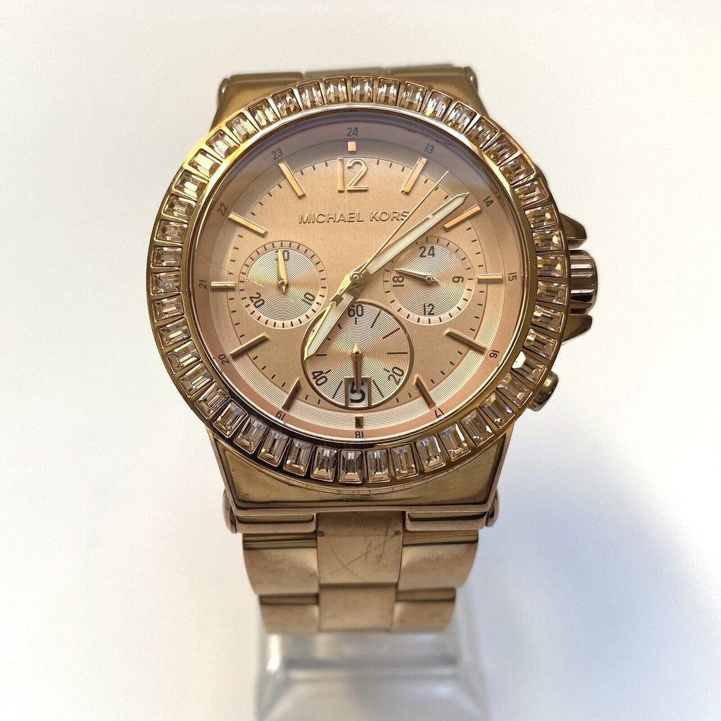 Michael Kors Dylan Rose Gold Dial Rose Gold Steel Strap Watch for Women - MK5412 Buy Now By Michael Kors