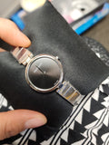 Calvin Klein Authentic Black Dial Silver Steel Strap Watch for Women - K8G23141 Buy Now By Calvin Klein