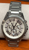 Armani Exchange Drexler Chronograph Grey Dial Grey Steel Strap Watch For Men - AX2603 Buy Now By Armani Exchange
