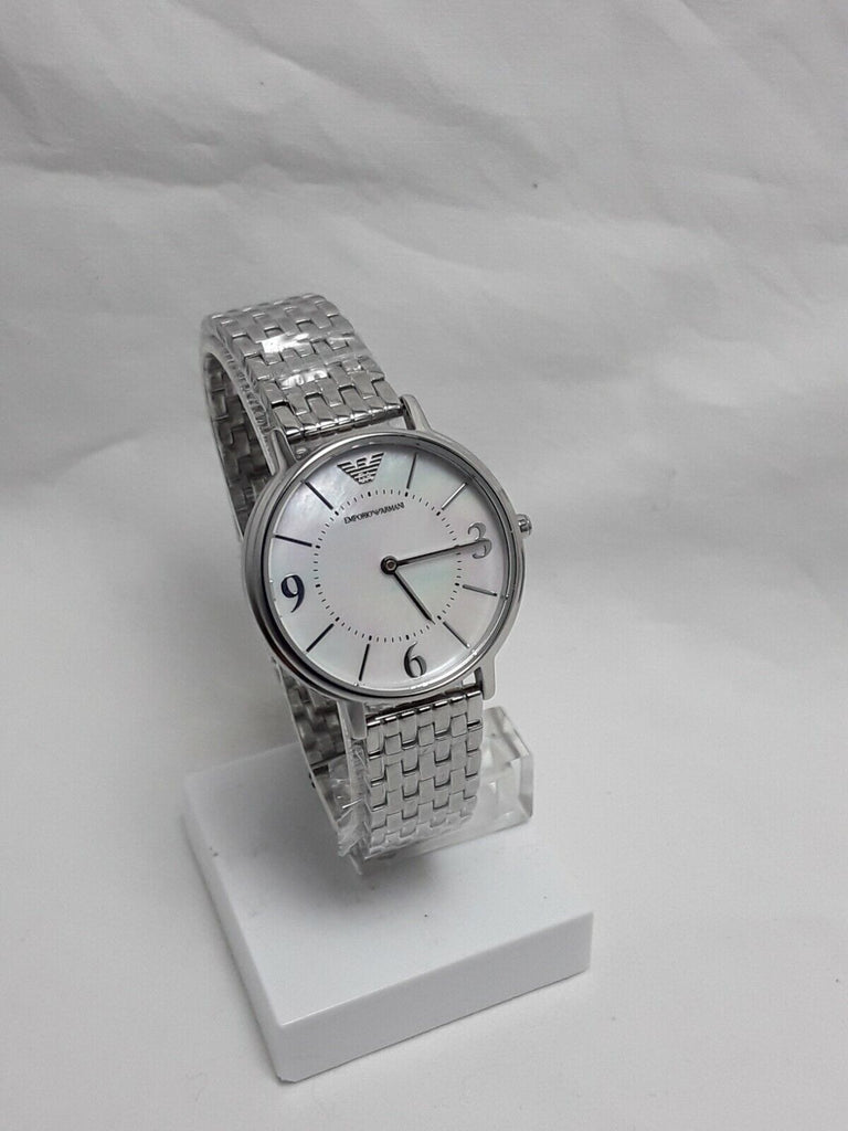 Emporio Armani Kappa Mother of Pearl Dial Silver Steel Watch For Women - AR2507 Buy Now By Emporio Armani
