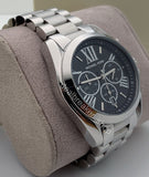 Michael Kors Bradshaw Black Dial Silver Steel Strap Watch for Men - MK5705 Buy Now By Michael Kors