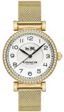 Coach Madison White Dial Gold Mesh Bracelet Watch for Women - 14502652 Buy Now By Coach