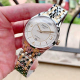 Tissot T Classic T One Automatic Silver Dial Two Tone Steel Strap Watch For Men - T038.430.22.037.00 Buy Now By Tissot