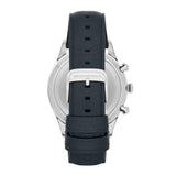 Emporio Armani Lambda Chronograph Blue Dial Blue Leather Strap Watch For Men - AR11018 Buy Now By Emporio Armani