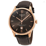 Tissot T Classic Chemin Des Tourelles Powermatic 80 Brown Dial Brown Leather Strap Watch for Men - T099.407.36.447.00 Buy Now By Tissot