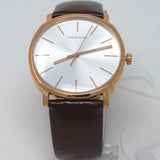 Calvin Klein Posh Silver Dial Brown Leather Strap Watch for Men - K8Q316G6 Buy Now By Calvin Klein