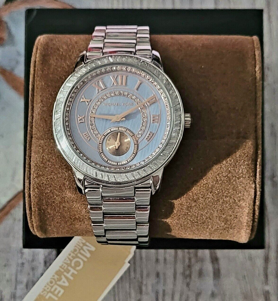 Michael Kors Madelyn Quartz Blue Dial Silver Steel Strap Watch For Women - MK6286 Buy Now By Michael Kors