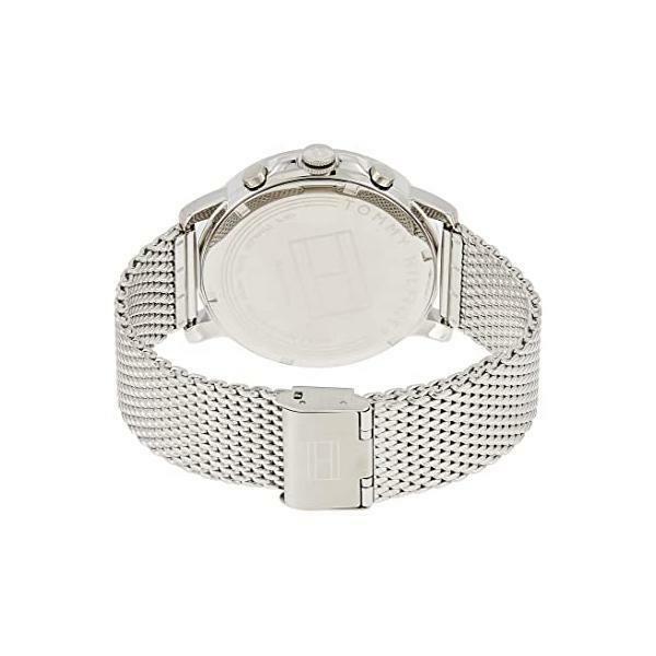 Tommy Hilfiger Chronograph Black Dial Silver Mesh Bracelet Watch for Men - 1791292 Buy Now By Tommy Hilfiger