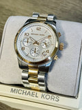 Michael Kors Runway Silver Dial Two Tone Steel Strap Watch for Women - MK5315 Buy Now By Michael Kors