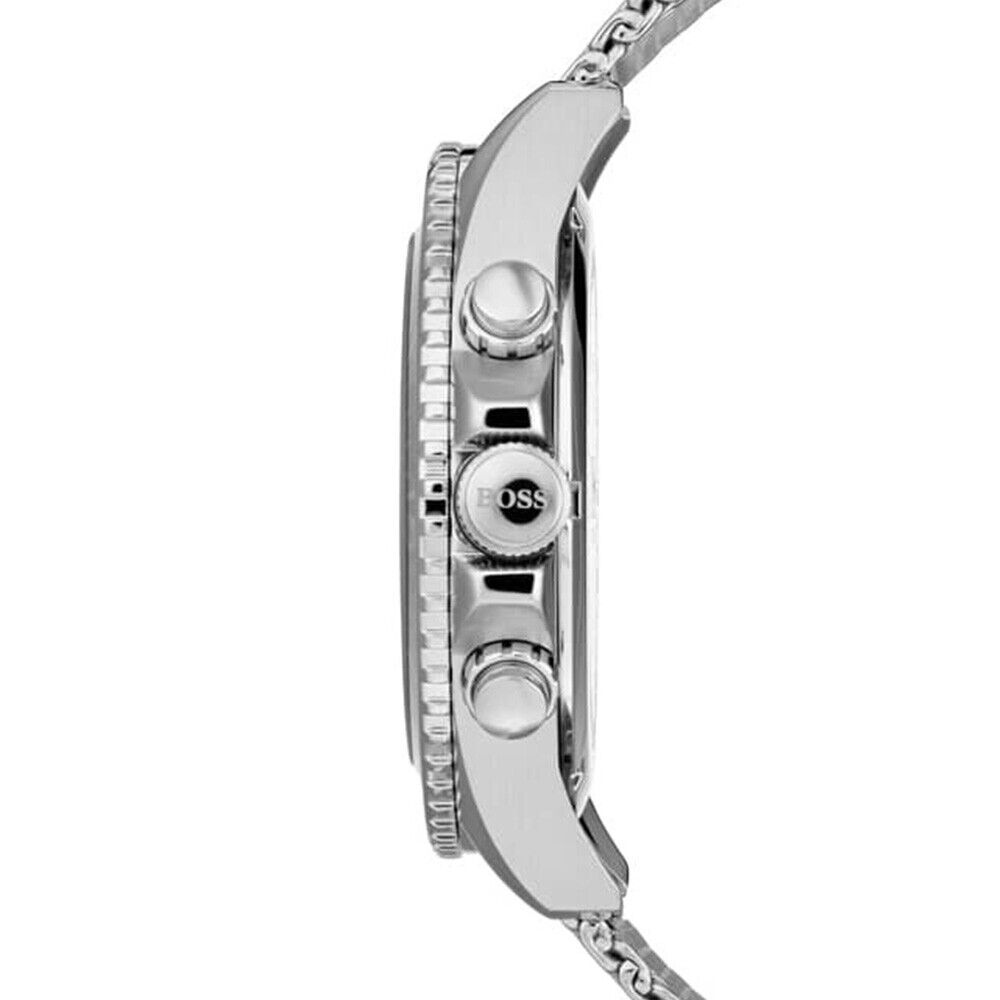 Hugo Boss Ocean Edition Black Dial Silver Mesh Bracelet Watch for Men - 1513701 Buy Now By Hugo Boss