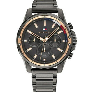 Tommy Hilfiger Mason Grey Dial Grey Steel Strap Watch for Men - 1791790 Buy Now By Tommy Hilfiger