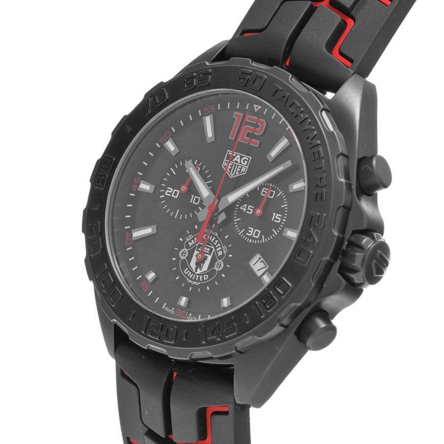 Tag Heuer Formula 1 Manchester United Limited Edition Black Dial Black & Red Rubber Strap Watch for Men - CAZ101J.FT8027 Buy Now By Tag Heuer