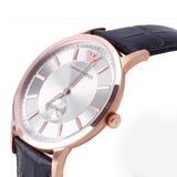 Emporio Armani Classic Analog Silver Dial Brown Leather Strap Watch For Men - AR9101 Buy Now By Emporio Armani