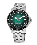 Tissot Seastar 1000 Powermatic 80 Green Dial Silver Steel Strap Watch For Men - T120.407.11.091.01 Buy Now By Tissot