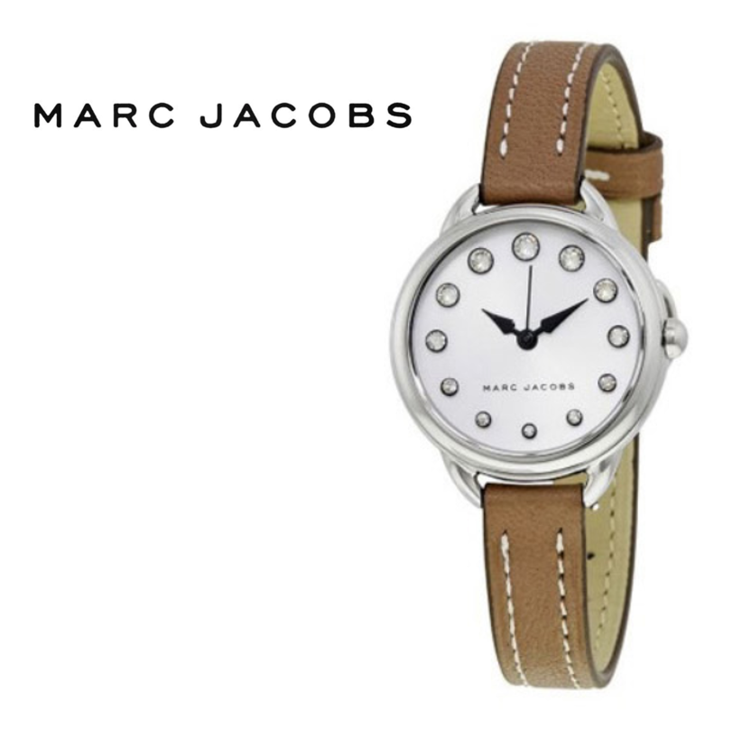 Marc Jacobs Betty White Dial Brown Leather Strap Watch for Women - MJ1480 Buy Now By Marc Jacobs
