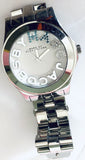 Marc Jacobs Rivera White Dial Silver Steel Strap Watch for Women - MBM3136 Buy Now By Marc Jacobs