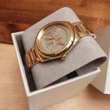 Michael Kors Janelle Quartz Gold Dial Gold Steel Strap Watch For Women - MK7088 Buy Now By Michael Kors