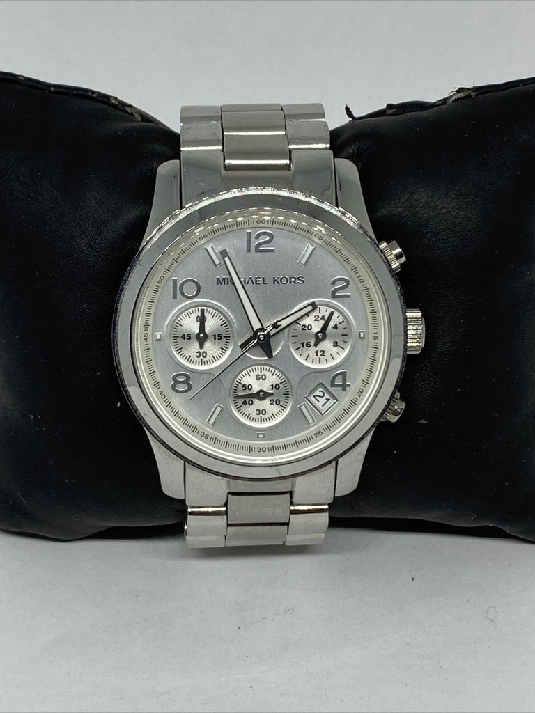 Michael Kors Runway Silver Dial Silver Steel Strap Watch for Women - MK5076 Buy Now By Michael Kors