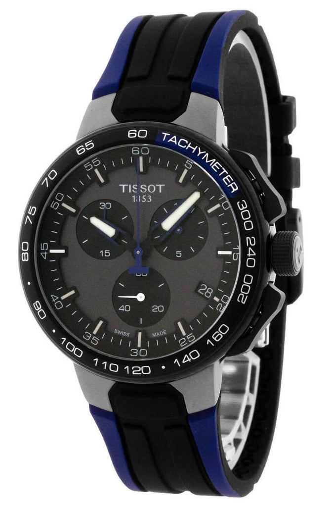 Tissot T Race Cycling Black Dial Two Tone Rubber Strap Watch For Men - T111.417.37.441.06 Buy Now By Tissot