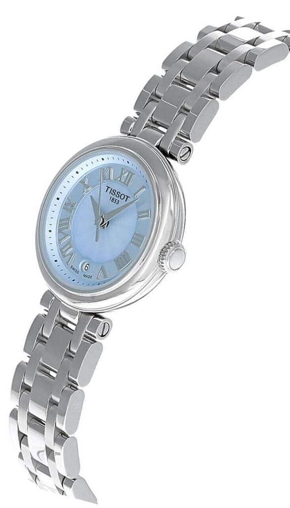 Tissot Bellissima Small Lady Light Blue Dial Silver Steel Strap Watch for Women - T126.010.11.133.00 Buy Now By Tissot