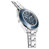 Swarovski Octea Lux Sport Chronograph Blue Dial Silver Steel Strap Watch for Women - 5610481 Buy Now By Swarovski