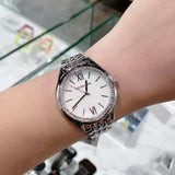 Michael Kors Mindy White Dial Silver Steel Strap Watch For Women - MK7075 Buy Now By Michael Kors