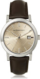 Burberry The City Gold Dial Brown Leather Strap Watch for Men - BU9011 Buy Now By Burberry