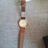 Burberry Utilitarian White Dial Multicolor Leather Strap Watch for Women - BU7851 Buy Now By Burberry