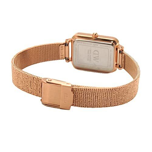 Daniel Wellington Quadro Melrose White Dial Gold Mesh Strap Watch For Women - DW00100431 Buy Now By Daniel Wellington