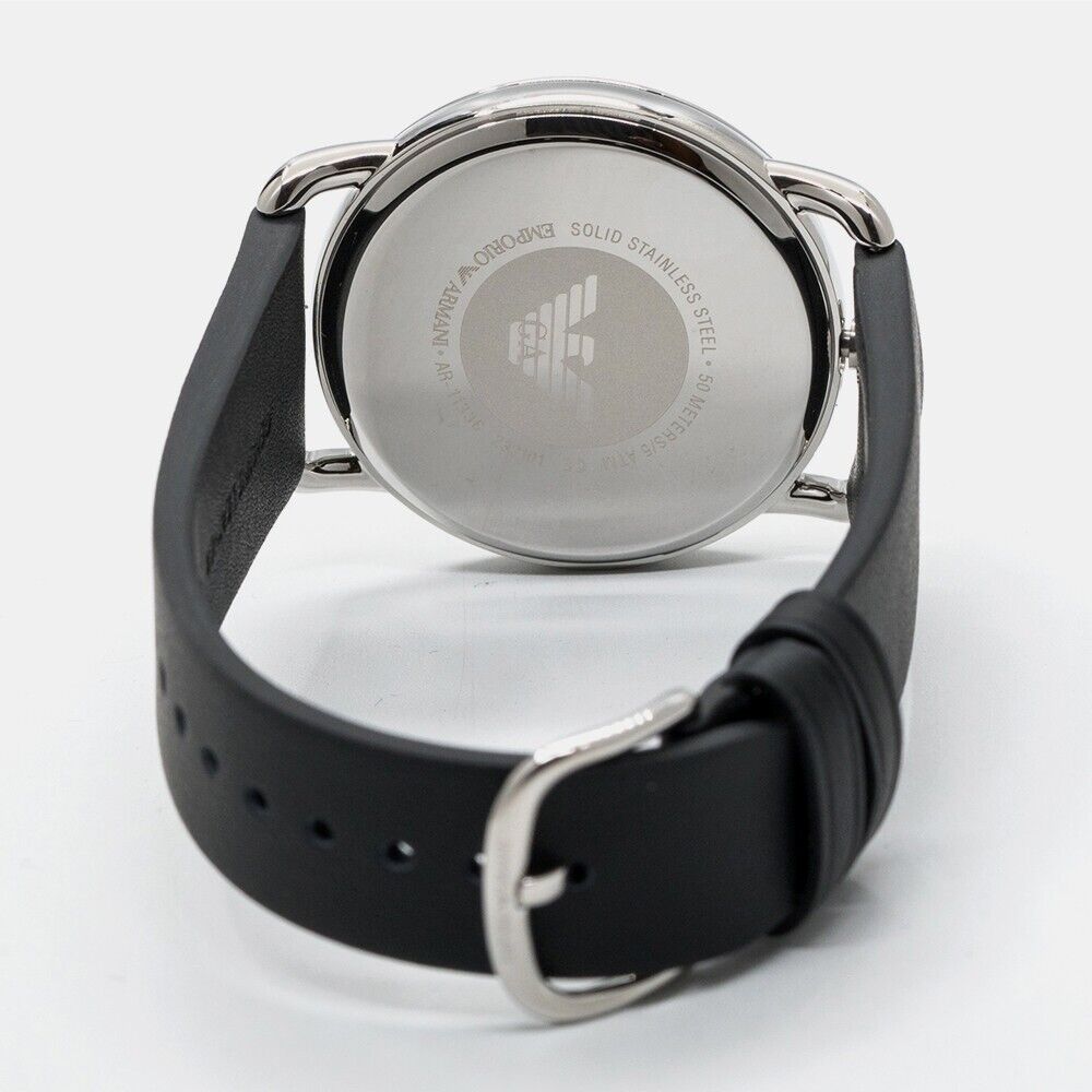 Emporio Armani Aviator Quartz Black Dial Black Leather Strap Watch For Men - AR11336 Buy Now By Emporio Armani