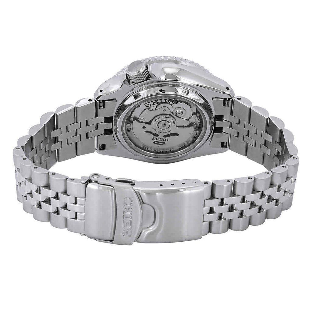 Seiko 5 Sports GMT Automatic Orange Dial Silver Steel Strap Watch For Men - SSK005K1 Buy Now By Seiko