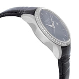 Tissot T Trend Couturier Diamonds Black Dial Black Leather Strap Watch for Women - T035.210.66.051.00 Buy Now By Tissot