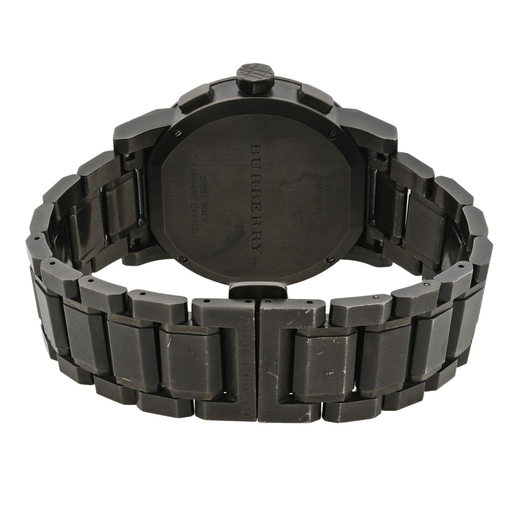 Burberry The City Grey Dial Gunmetal Grey Steel Strap Watch for Men - BU9354 Buy Now By Burberry