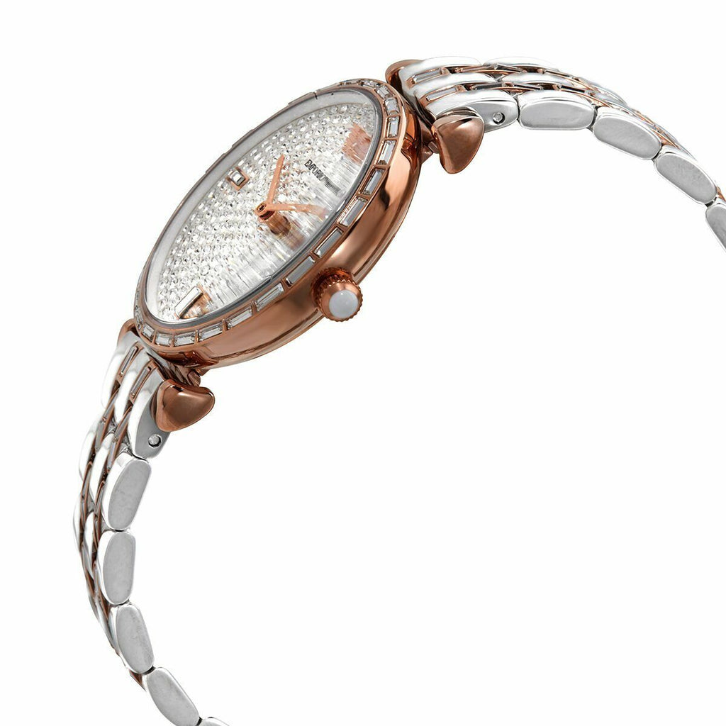 Emporio Armani Gianni T-Bar Silver Dial Two Tone Steel Strap Watch For Women - AR11293 Buy Now By Emporio Armani