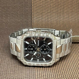 Fossil Inscription Multifunction Black Dial Silver Steel Strap Watch for Men - BQ2655 Buy Now By Fossil
