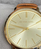 Michael Kors Jaryn Quartz Gold Dial Brown Leather Strap Watch For Women - MK2496 Buy Now By Michael Kors