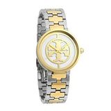 Tory Burch Reva Gold Dial Two Tone Steel Strap Watch for Women - TBW4027 Buy Now By Tory Burch