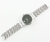 Movado Veturi Quartz Black Dial Silver Steel Strap Watch for Women - 0606338 Buy Now By Movado