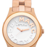 Marc Jacobs Rivera White Dial Rose Gold Steel Strap Watch for Women - MBM3135 Buy Now By Marc Jacobs